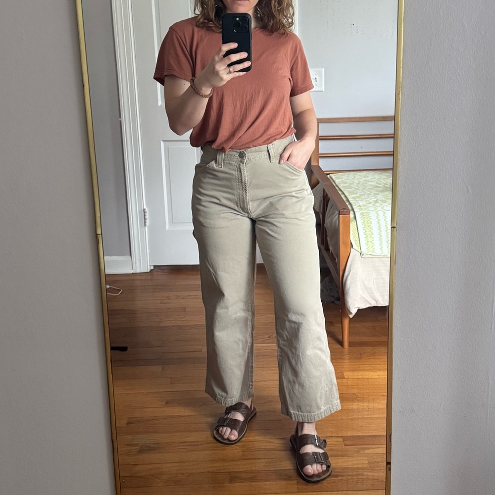 High Waisted Utility Wide Leg Pants